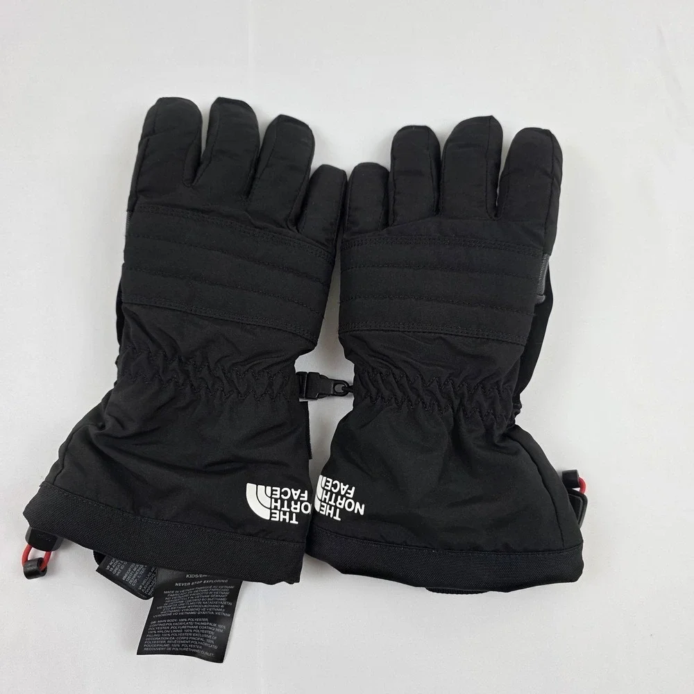 The North Face Gloves Boys Large Black DryVent Insulated Winter Snow Ski
